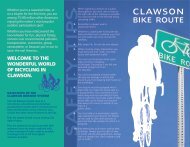 Bike Route - City of Clawson