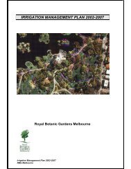 irrigation management plan 2002-2007 - Royal Botanic Gardens ...