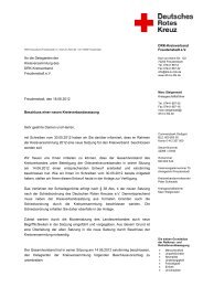 DRK-Kreisverband Freudenstadt e.V. Sehr geehrte Damen und ...