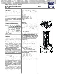 5801 Riduttore di pressione Gestra Mod. 5801 - Sea