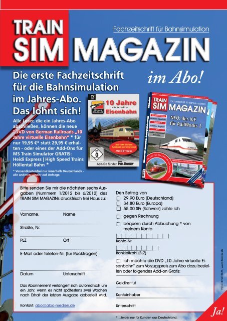 MS-Train Simulator - Train Sim Magazin