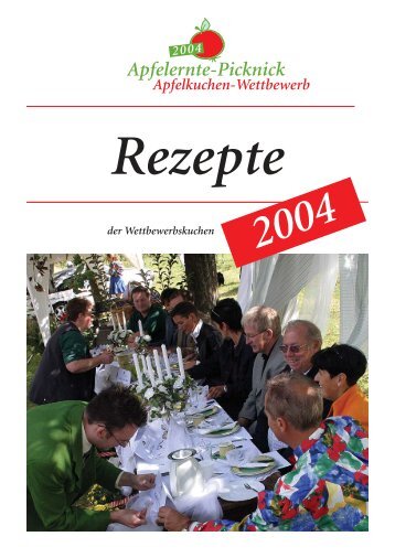 Apfelkuchen-Wettbewerb Apfelernte-Picknick - Obstgut Klosterberg