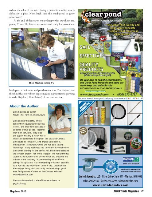 Download the May / June, 2010 PDF - Pond Trade Magazine