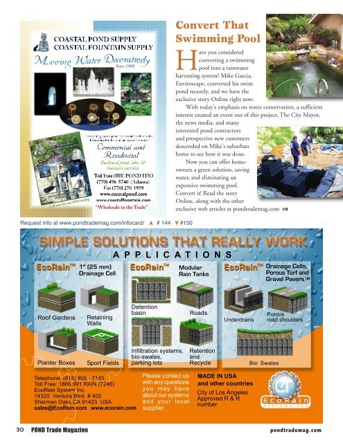 Download the May / June, 2010 PDF - Pond Trade Magazine