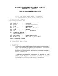 Matematicas Discretas - Pontificia Universidad CatÃ³lica del Ecuador