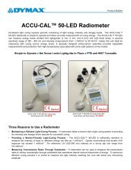 ACCU-CAL 50-LED Radiometer Lit276 - Dymax Corporation