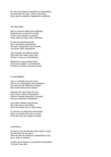 As  Flores do Mal - Charles Baudelaire