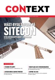 WÄST-BYGG SATSAR PÅ - Consultec