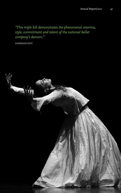 Annual Report/2011 - Royal New Zealand Ballet