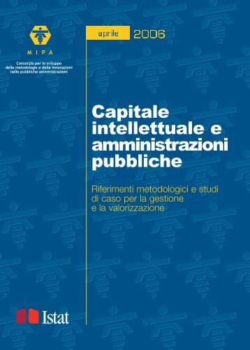 Capitale intellettuale e amministrazioni pubbliche - Cultura in Cifre