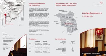 Flyer 05.09 dt.indd - Landtag Brandenburg - Brandenburg.de