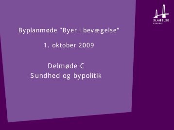ByplanmÃ¸de âByer i bevÃ¦gelseâ 1. oktober 2009