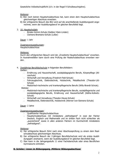 Elternbrief IV 09 -10 - Gesamtschule Gleiberger Land