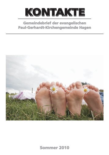 Konfirmation 2010 - Evangelische Paul-Gerhardt Kirchengemeinde ...