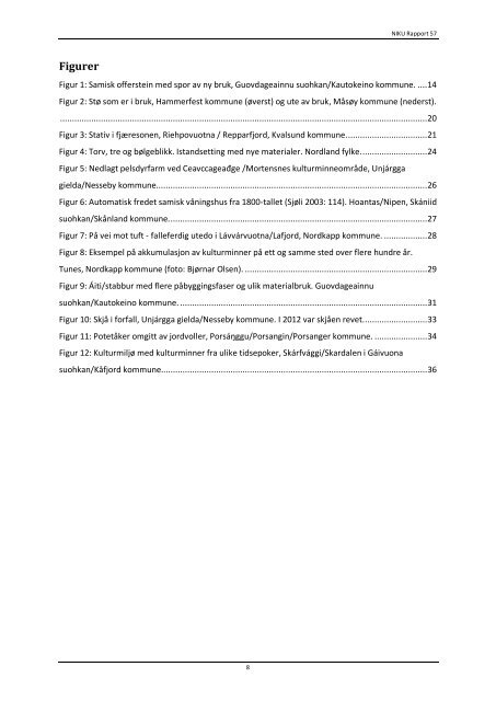 niku rapport 57 samiske kulturminner 1920-1951