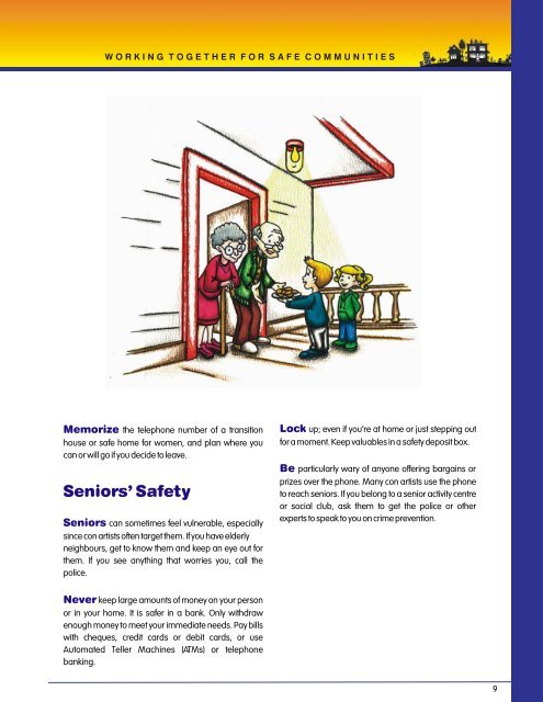 Safe Communities Kit: Be Safe - Ministry of Justice
