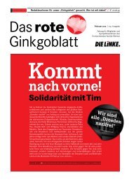 Ausgabe Februar 2013 - DIE LINKE. Kreisverband Apolda-Weimar