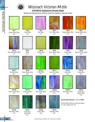 Wissmach Nature's Palette - Tulsa Stained Glass