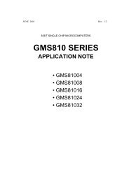 GMS810 SERIES - abov.co.kr