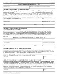 CMS Appointment of Representative form - Aetna Medicare