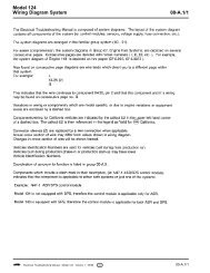 Model 124 Wiring Diagram System 00-A.1/1 - W124 Performance