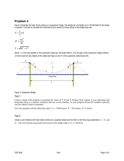 Assignment 4: VBA Programming Problem 1