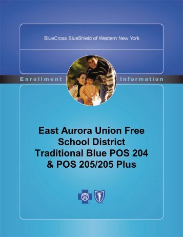 Blue Cross/Blue Shield benefit book - East Aurora Union Free School