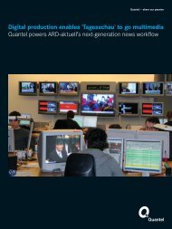 ARD-aktuell goes multimedia with Quantel