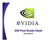 DX8 Pixel Shaders - NVIDIA Developer Zone