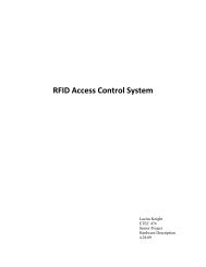 RFID Access Control System Hardware ... - WWU EET Home