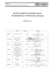 DARS d.d. NaÄrt zaÅ¡Äite in reÅ¡evanja ob nesreÄah v predoru Dekani ...