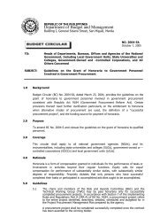 Budget Circular No. 2004-5A - GPPB