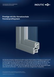 Prestige mit Alu-Vorsatzschale Fensterprofilsystem - Inoutic