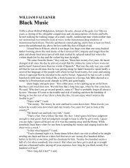 William faulkner, black music - wordpres - literature save 2