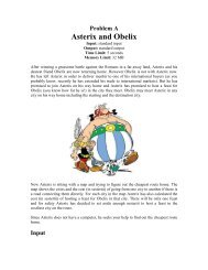 Asterix and Obelix - UVa Online Judge