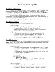 Basic Graph Theory Algorithm - Ugrad.cs.ubc.ca