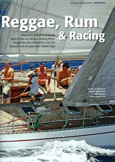 Reggae, Rum & Racing - Antigua Sailing Week