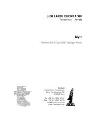 SIDI LARBI CHERKAOUI Myth - TNB