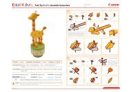 1 2 Push Toy(Giraffe): Assembly Instructions