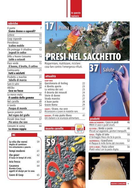 PRESI NEL SACCHETTO - Nuovoconsumo.it