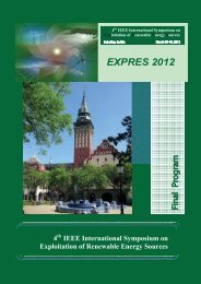 Final Program EXPRES 2012 - Conferences