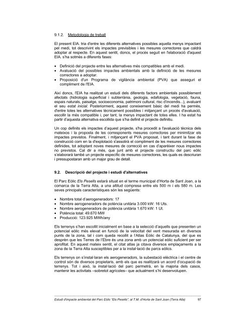 9. DOCUMENT DE SINTESI 9.1. PresentaciÃ³ i metodologia de ...