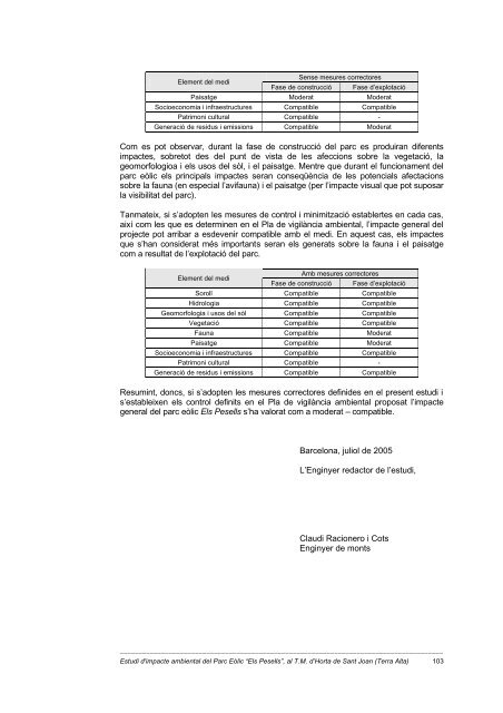 9. DOCUMENT DE SINTESI 9.1. PresentaciÃ³ i metodologia de ...