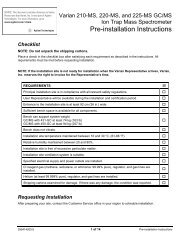 210-MS, 220-MS, or 225-MS Ion Trap Mass Spectrometer Pre ...