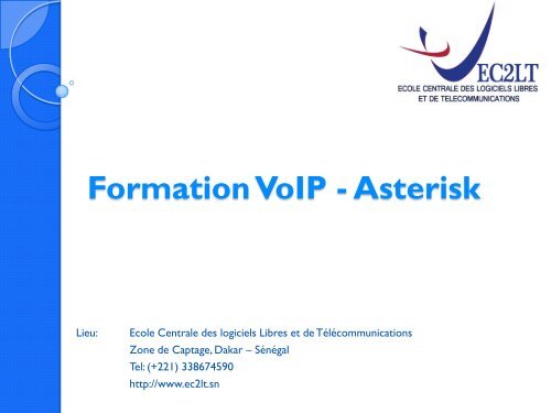 Formation VoIP - Asterisk - EC2LT