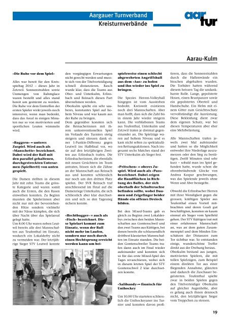 Ausgabe 04_2012 - Aargauer Turnverband