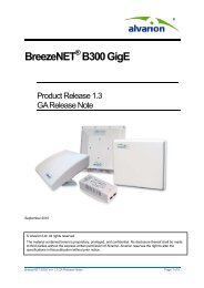 BreezeNET B300 GigE - Alvarion