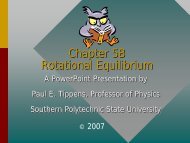 Chapter 5B Rotational Equilibrium