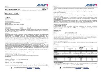 Iron Ferrozine Fluid 5+1 - AXIOM Solutions