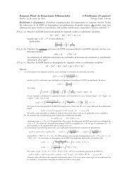 Examen Final de Ecuaciones Diferenciales 4 Problemas (8 ... - MA1